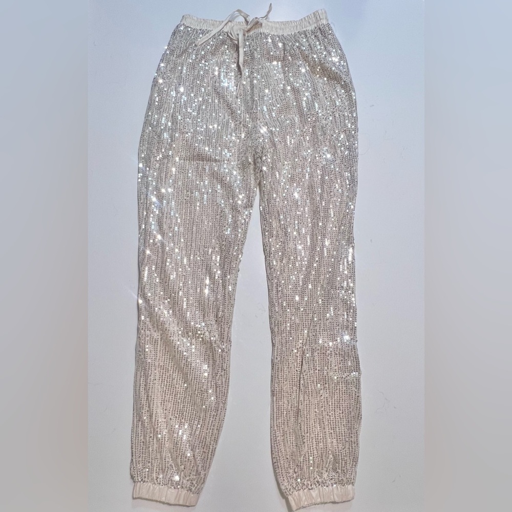 Sequin joggers